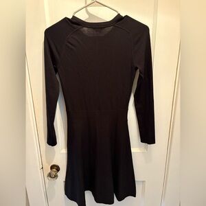 Theory Classic Black Long Sleeve Dress